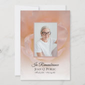 Blume Petals Toten Jubiläum Einladung (Vorderseite)