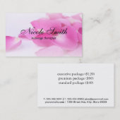 Blume Petals Visitenkarte (Vorne/Hinten)