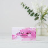 Blume Petals Visitenkarte (Stehend Vorderseite)