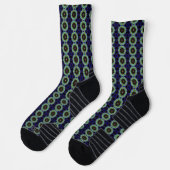 Blume Pfau Socken (Links)