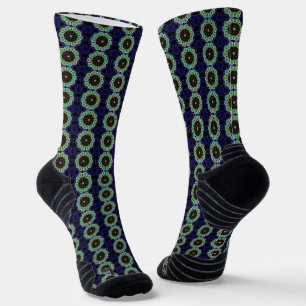 Blume Pfau Socken