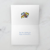 Blume Pferde Geburtstagskarte Karte (Innenseite)