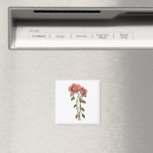 Blume Pflanze Blossom Bloom Vintag 2 Magnet (In Situ (Geschirrspüler))