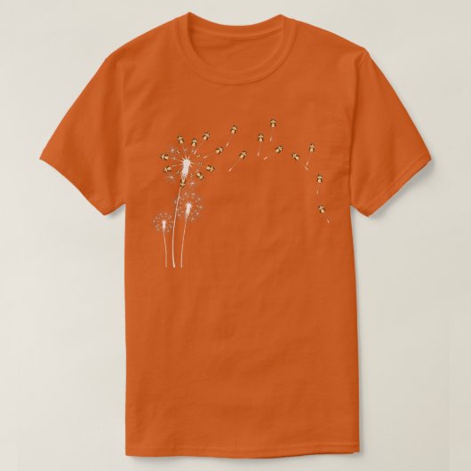 Blume Pflanze Dandelion Guinea Schwein T-Shirt (Design vorne)