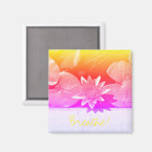 Blume Pflanze Magnet für stilisierte Luft (Vorderseite/Rückseite)
