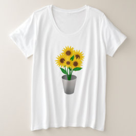 Blume Pflanze T - Shirt für Frauen - für Pflanze L