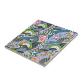 Blume, Pflanze und Ventilatoren Fliese (Seite)