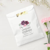 Blume Pflaumen und Burgund Elegant Geschenktütchen (Versiegelt)