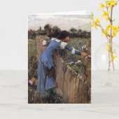 Blume Picker Karte (Gelbe Blume)