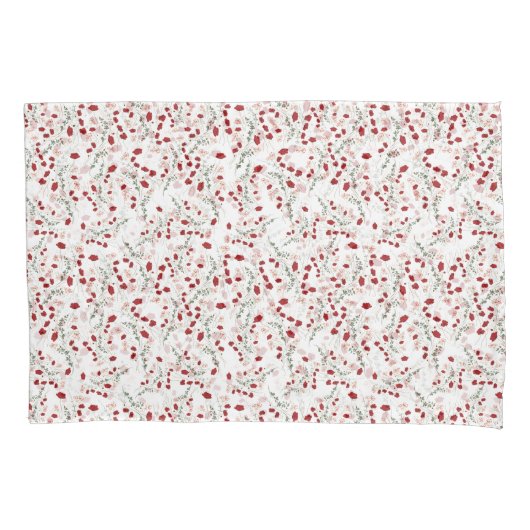 Blume Pillowcases Kissenbezug (Vorderseite-Links)