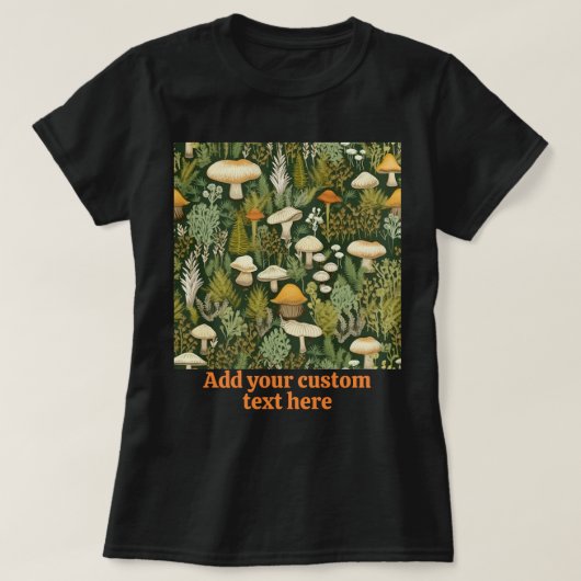 Blume Pilzblumenkern, Naturlandschaft Lover T-Shirt (Design vorne)