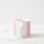 Blume pink, blassroter Hexencode ffc0cb Espressotasse (Rückseite)