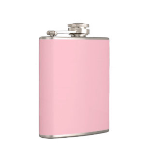 Blume pink, blassroter Hexencode ffc0cb Flachmann