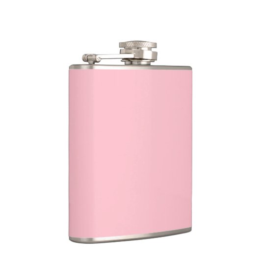 Blume pink, blassroter Hexencode ffc0cb Flachmann (Rechts)