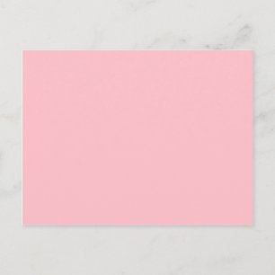 Blume pink, blassroter Hexencode ffc0cb Postkarte