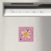 Blume Pink Blühte Magnet (In Situ (Geschirrspüler))