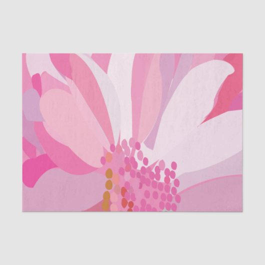 Blume Pink Daisy Blume Seidenpapier (Vorderseite)