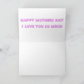 Blume PINK Karte (Innenseite)