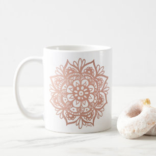 Blume Pink Mandala Kaffeetasse