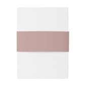 Blume Pink Wedding Einladungsbanderole (Rückseitenbeispiel)