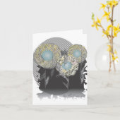 Blume Planet Karte (Gelbe Blume)