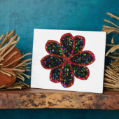Blume Plaque Fotoplatte (Seite)