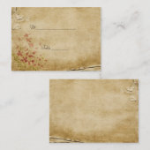 Blume Platzkarte (Vorne/Hinten)