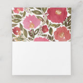 Blume Platzkarte (Innenseite Aufgefaltet)