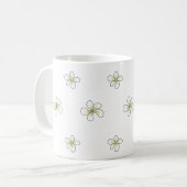 Blume Plumeria Kaffeetasse (Vorderseite Links)