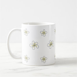 Blume Plumeria Kaffeetasse