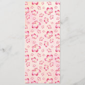 Blume Plumeria Locarno Menükarte (Rückseite)