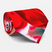 Blume Plumeria Pattern Krawatte (Gerollt)