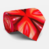 Blume Plumeria Pattern Krawatte (Gerollt)