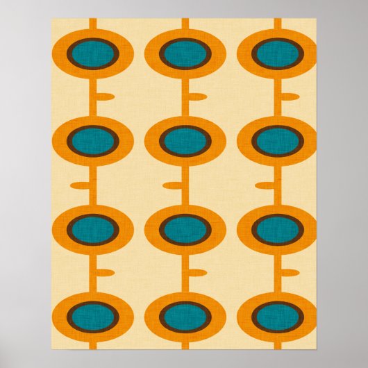 Blume Pod Yellow Poster (Vorne)