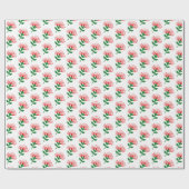 Blume Pohutukawa, Neuseeland Geschenkpapier (Flach)