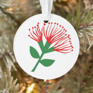 Blume Pohutukawa, Neuseeland Ornament