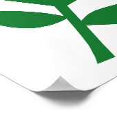 Blume Pohutukawa, Neuseeland Poster (Ecke)