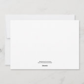 Blume Poinsettia Feiertagskarte (Rückseite)