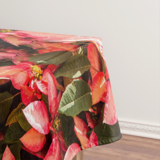 Blume Poinsettia Tischdecke (Beispiel)