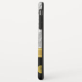 Blume Polka Dots Muster mit Monogramm Case-Mate iPhone Hülle (Hinten/Links)