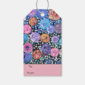 Blume Pop Geschenkanhänger (Vorderseite)