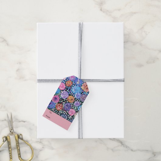 Blume Pop Geschenkanhänger (Mit Garn)