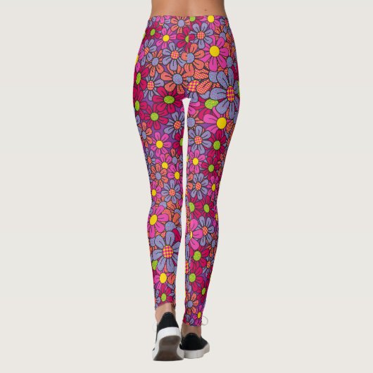 Blume Pop Leggings (Rückseite)