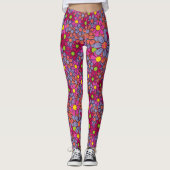 Blume Pop Leggings (Vorderseite)