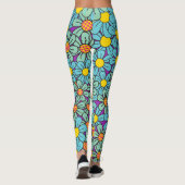 Blume Pop Leggings (Rückseite)