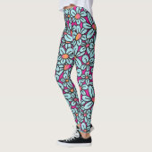 Blume Pop (rosa) Leggings (Links)