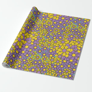 Blume Pop Wrapping Paper Geschenkpapier