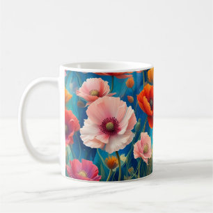 Blume Poppy, mehrfarbig, Garden-47567 Kaffeetasse