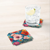 Blume Poppy, mehrfarbig, Garden-47567 Untersetzer (Vor Ort)