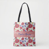 Blume Poppy Tasche (Vorderseite)